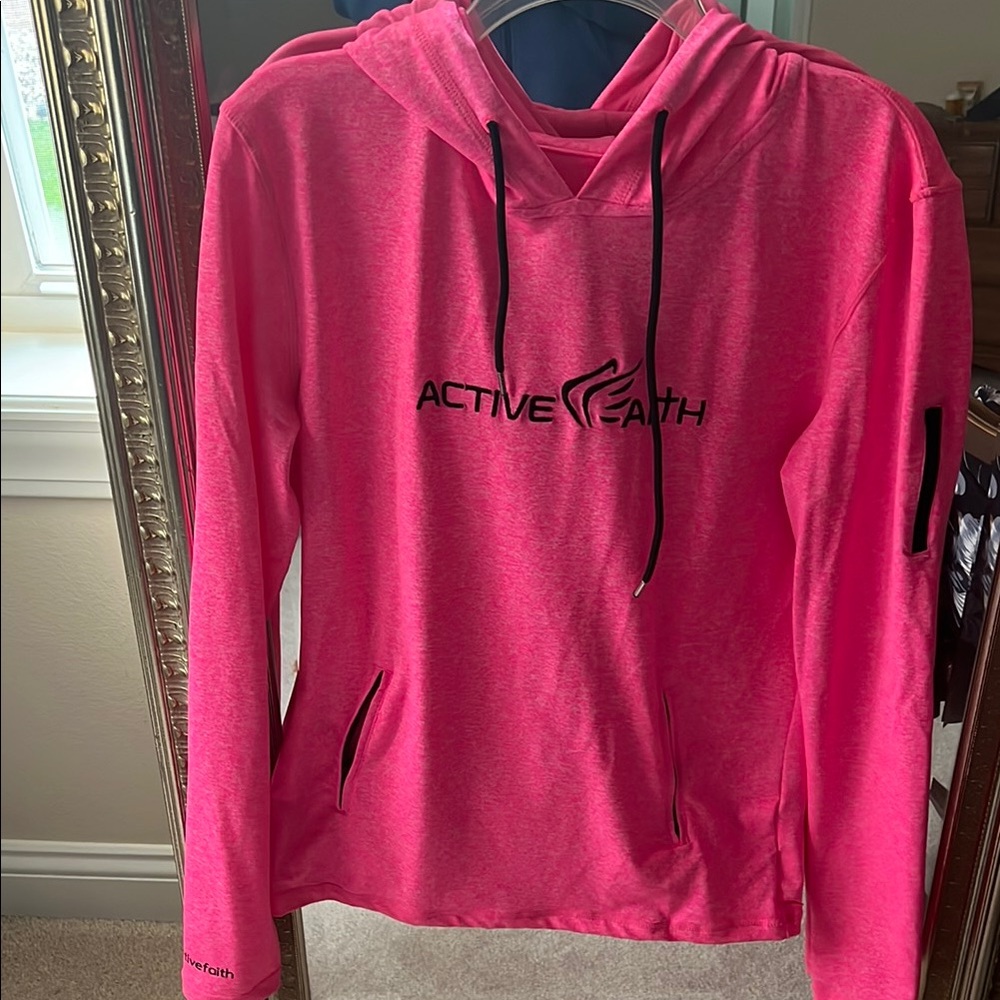 Active Faith Pink Hoodie